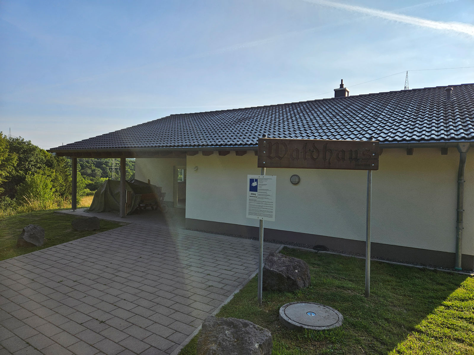 Sanitäre Anlagen des Waldhauses